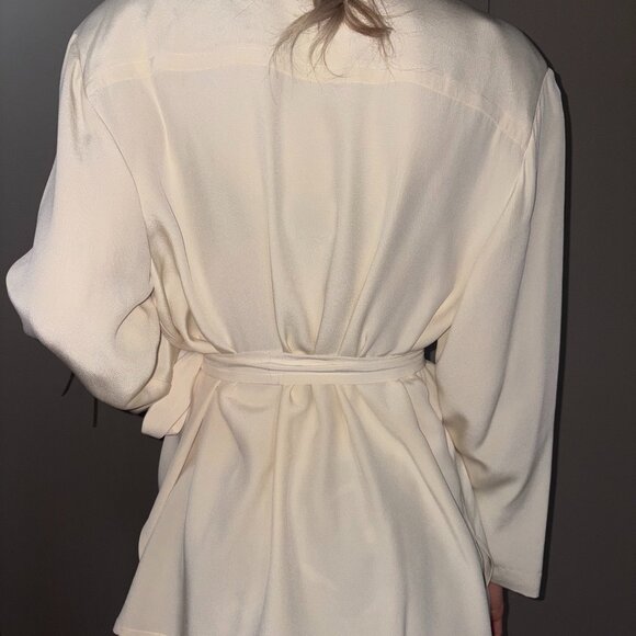 Vintage Peter Nygard Cream Blazer Sz L - Picture 3 of 7